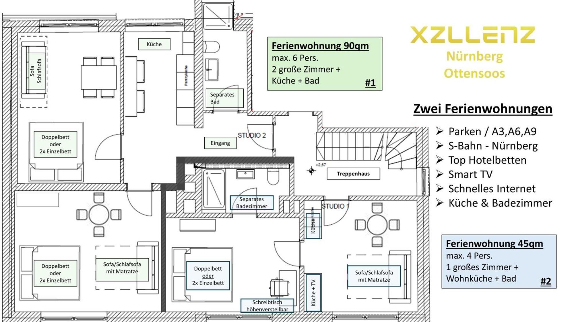 דירות Neunkirchen am Sand Xzllenz Kueche Bad S-Bahn Parken Smart-Tv Wellbeing מראה חיצוני תמונה